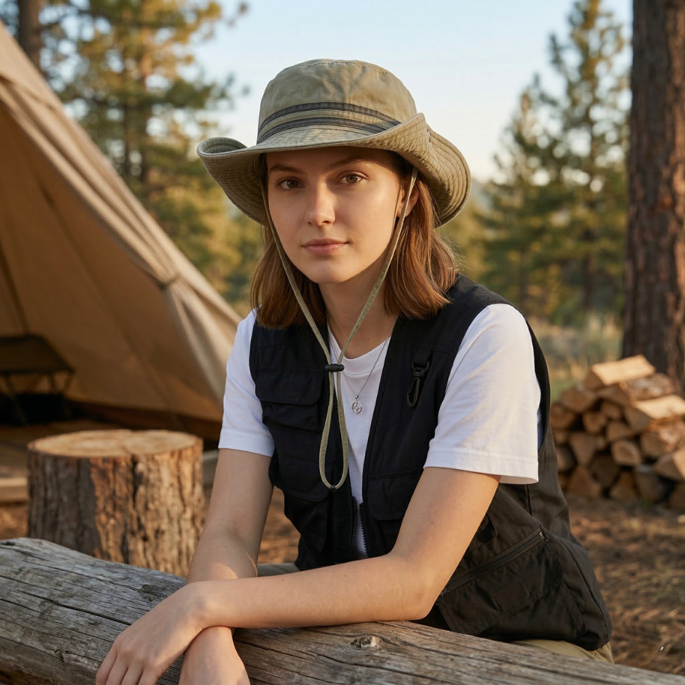 Chapeau anti-UV respirant et réglable | Montevall