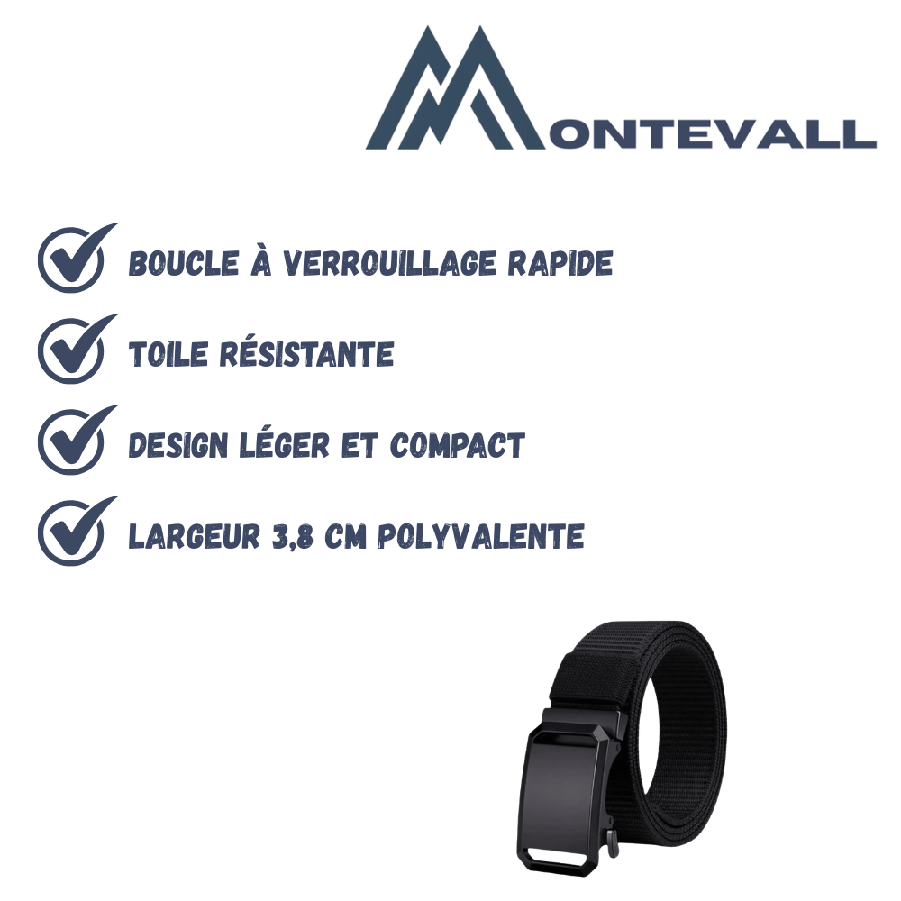 Ceinture en toile robuste et réglable | Montevall