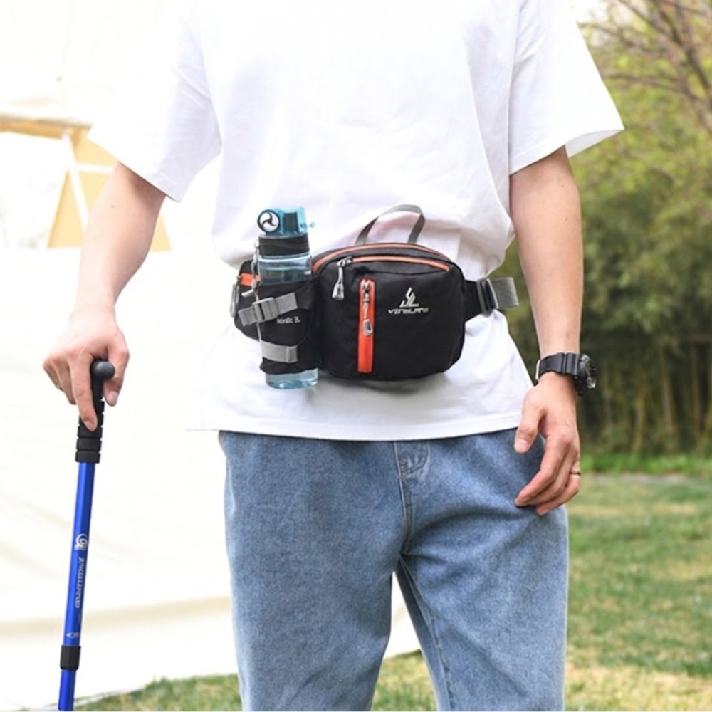 Ceinture de randonnée légère avec porte-gourde amovible