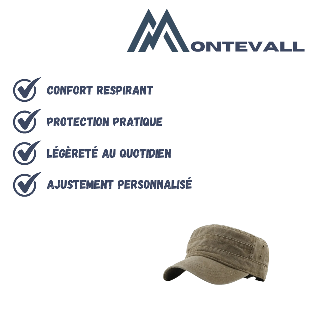 Casquette respirante ajustable pour activités extérieures