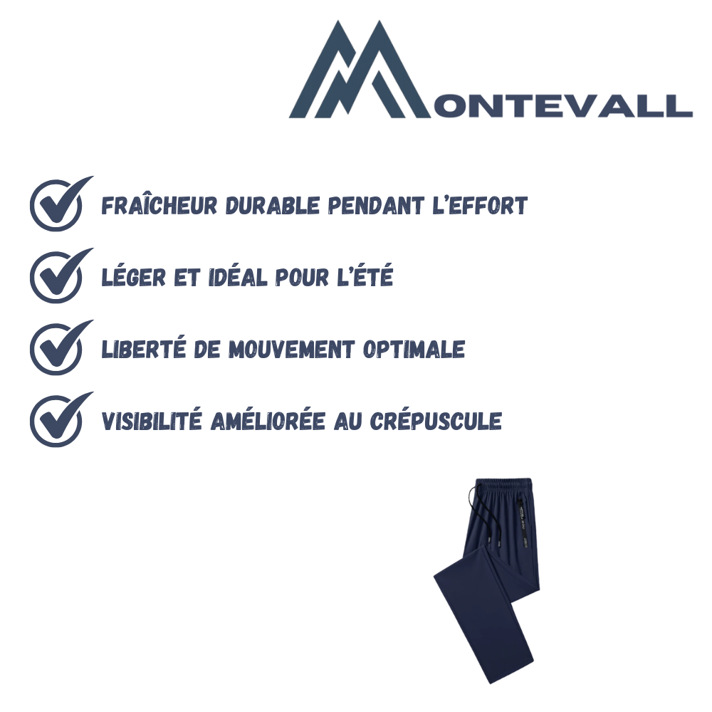 Pantalon de sport respirant léger à séchage rapide | Montevall