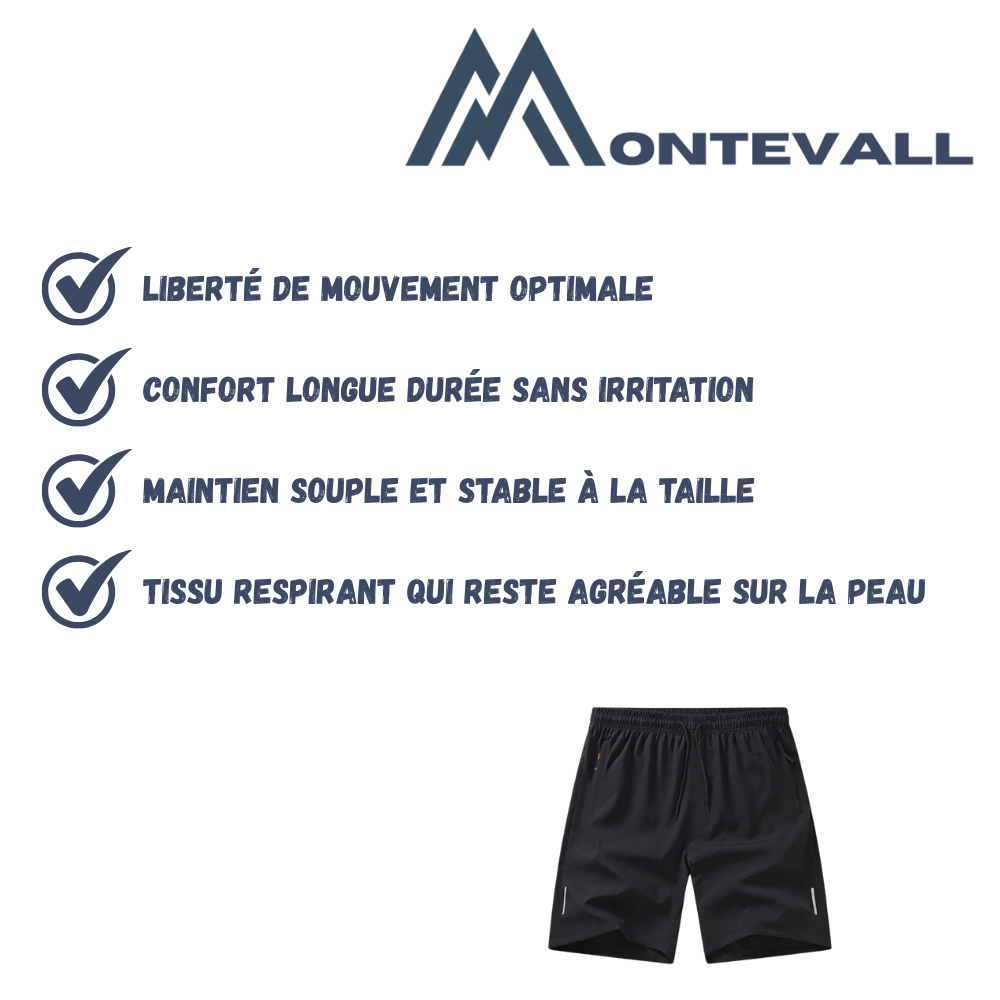 Short de sport léger et respirant | Montevall