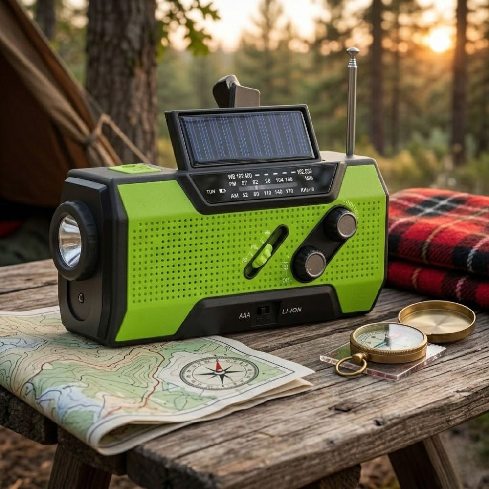 Radio de survie multifonctionnelle et rechargeable | Montevall