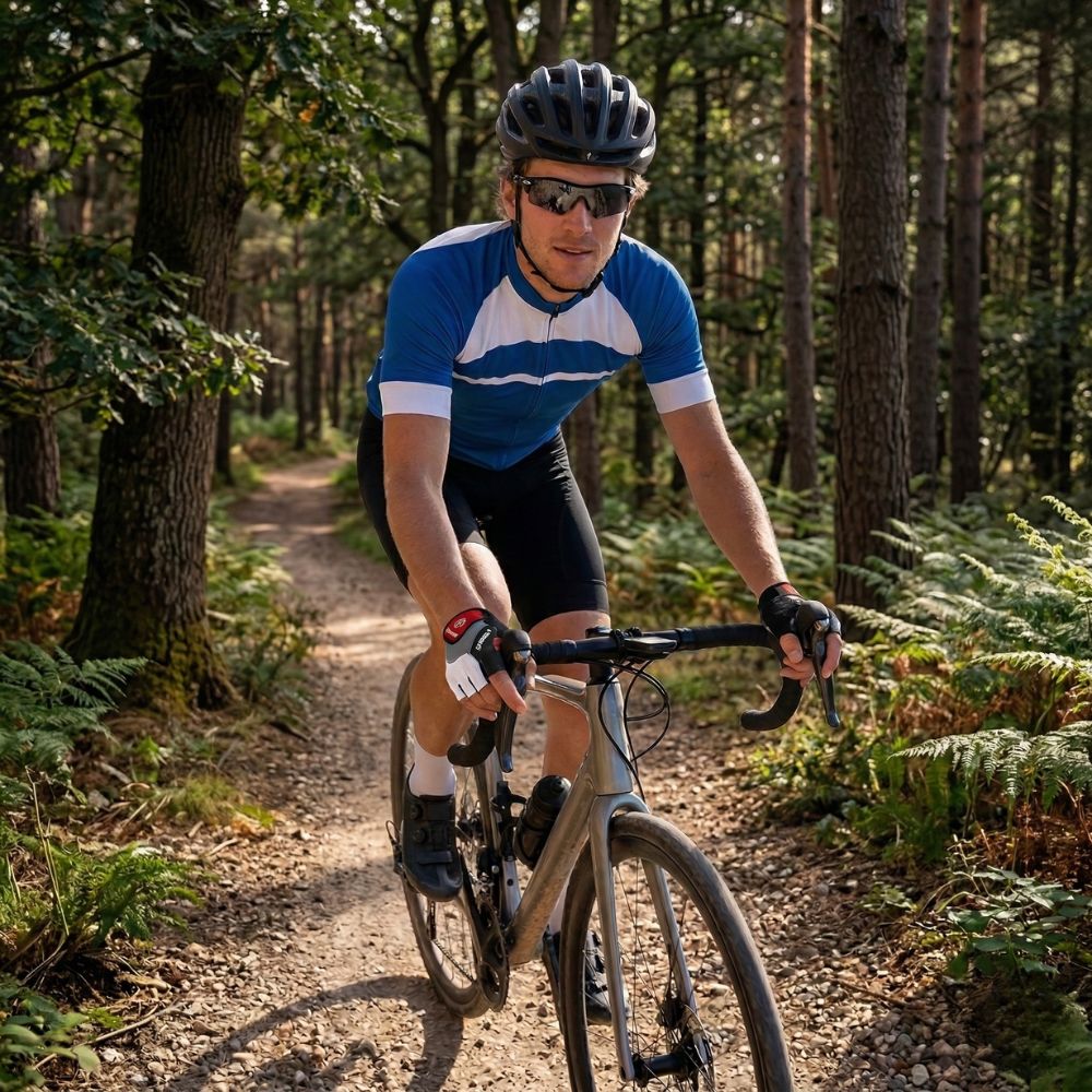 Gants de cyclisme respirants avec rembourrage en gel