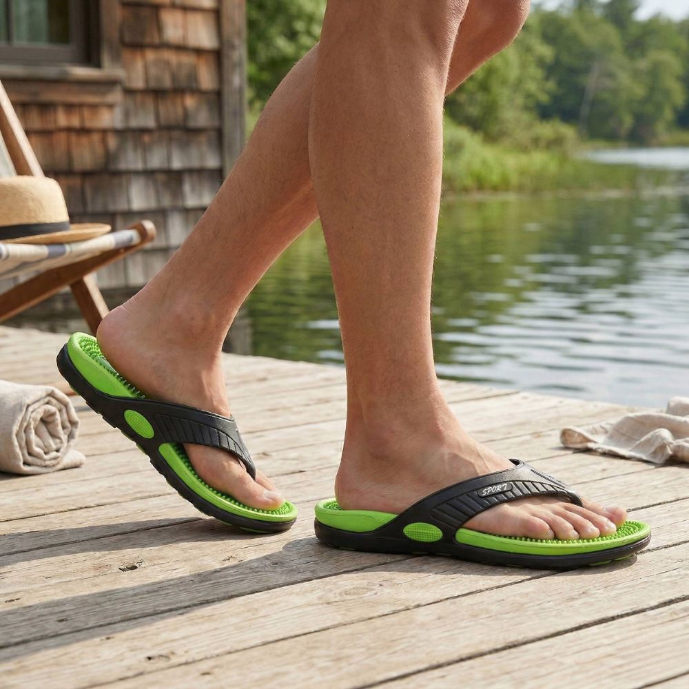 Claquettes légères antidérapantes à soutien plantaire | Montevall