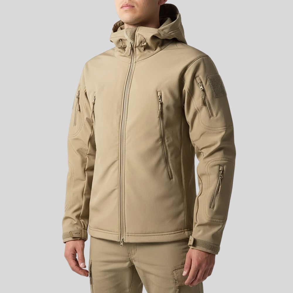 Veste softshell homme coupe-vent doublée polaire respirante | Montevall