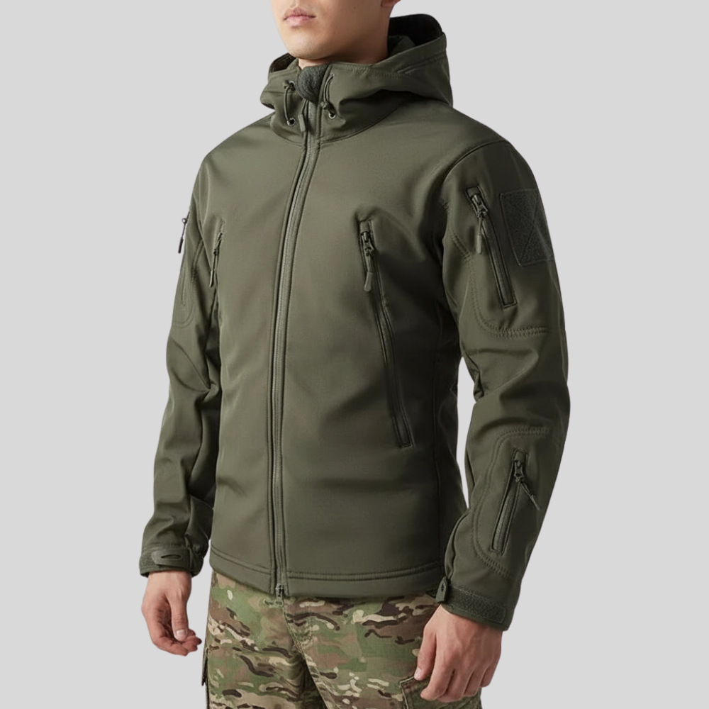 Veste softshell homme coupe-vent doublée polaire respirante | Montevall