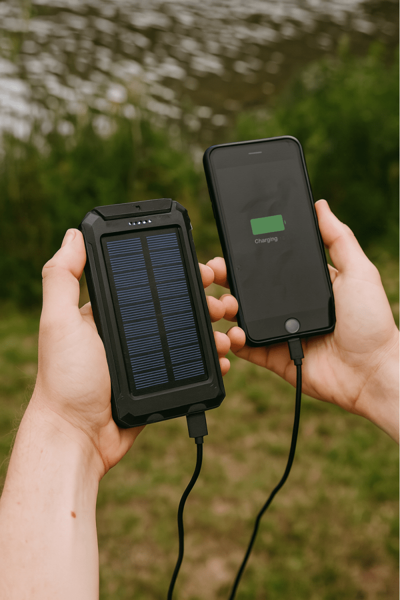 Batterie externe solaire étanche et antichoc 10 000 mAh | Montelac - Montelac