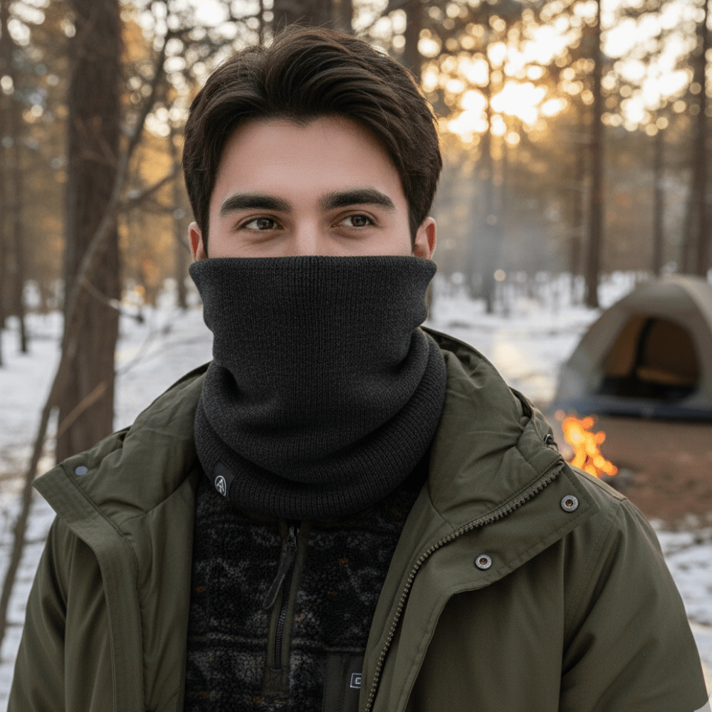 Cache - cou thermique tricoté pour activités extérieures | Montelac - Montelac