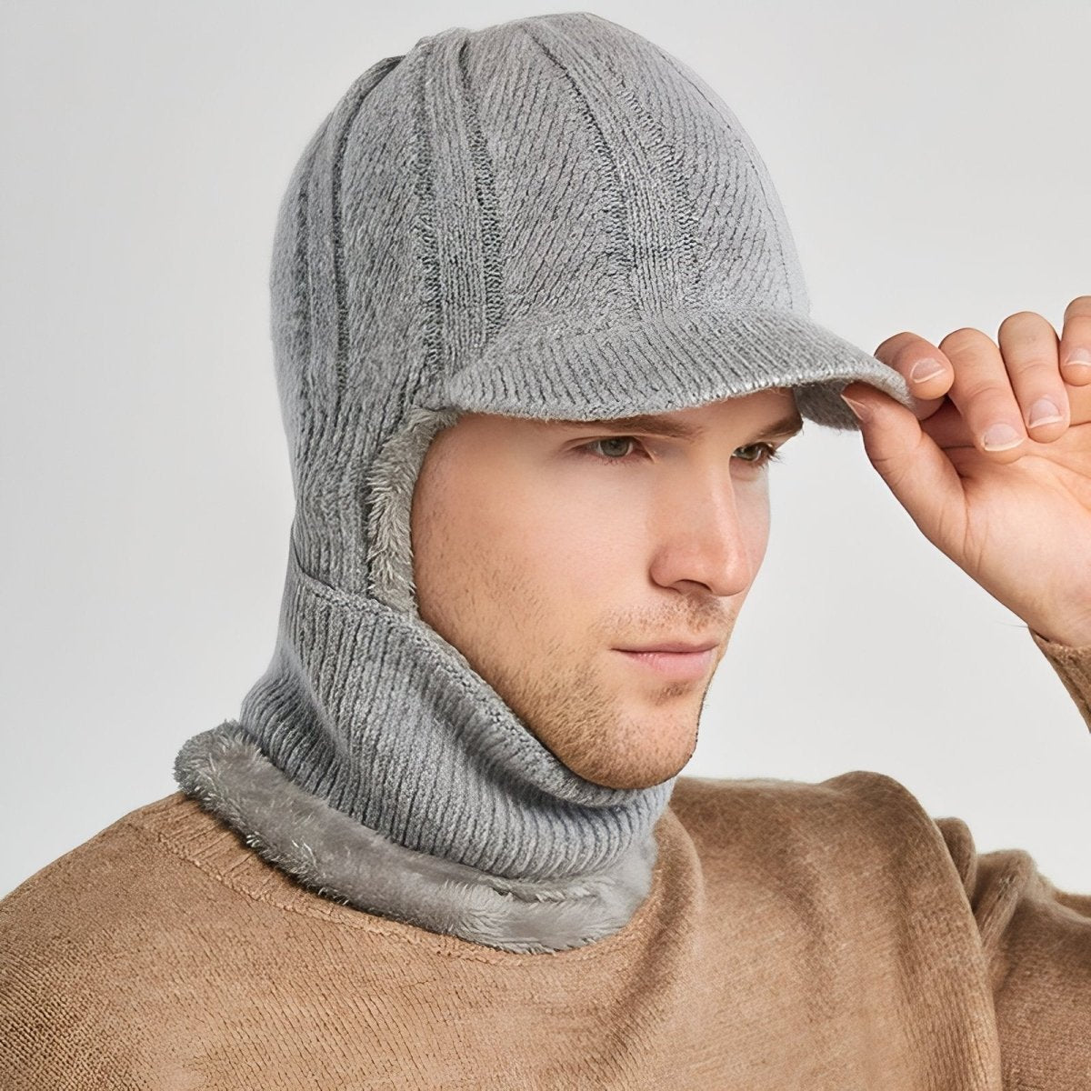 Cagoule d’hiver thermique avec visière intégrée | Montevall - Montevall