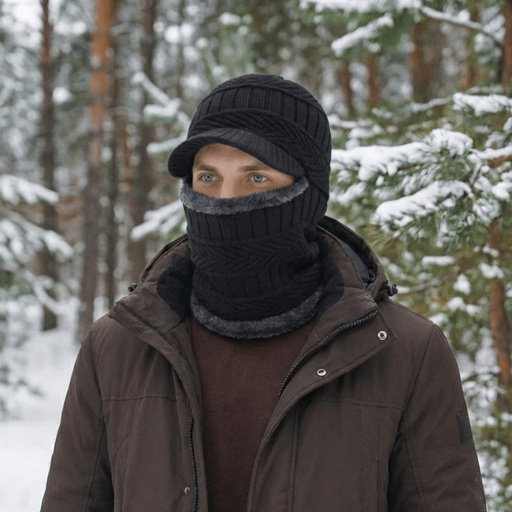 Cagoule d’hiver thermique avec visière intégrée | Montevall - Montevall