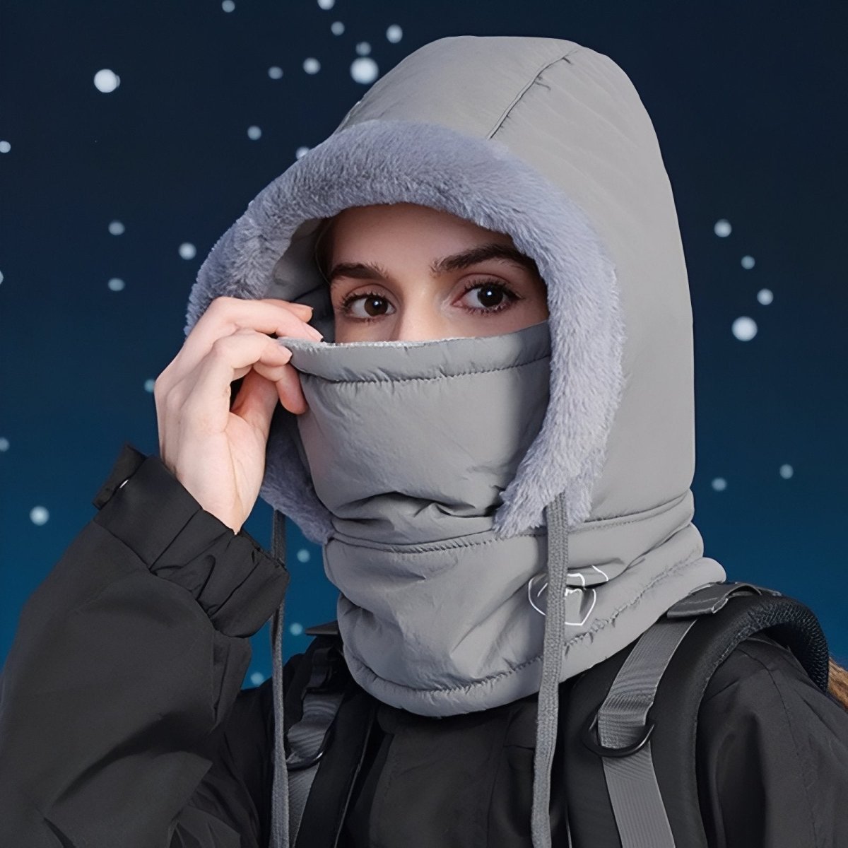 Cagoule d’hiver thermique résistante à l’eau avec ajustement réglable | Montevall - Montevall