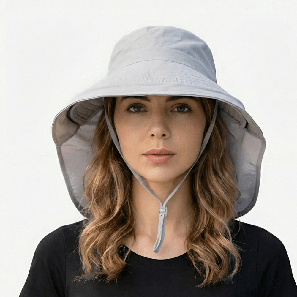 Chapeau anti-UV respirant et ajustable pour femme | Montevall - Montevall