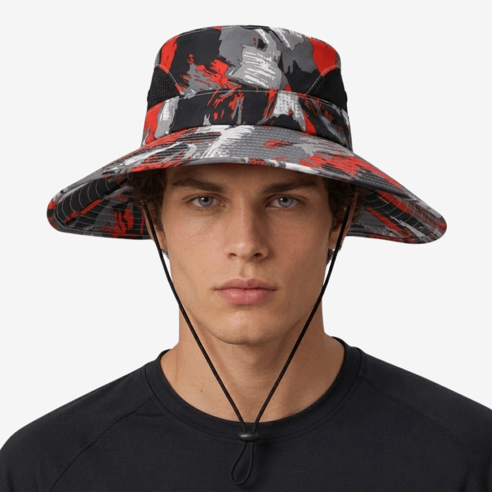 Chapeau de randonnée camouflage léger et respirant - Montevall