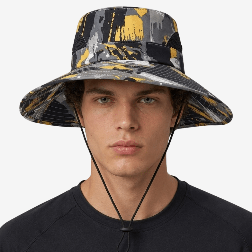Chapeau de randonnée camouflage léger et respirant - Montevall