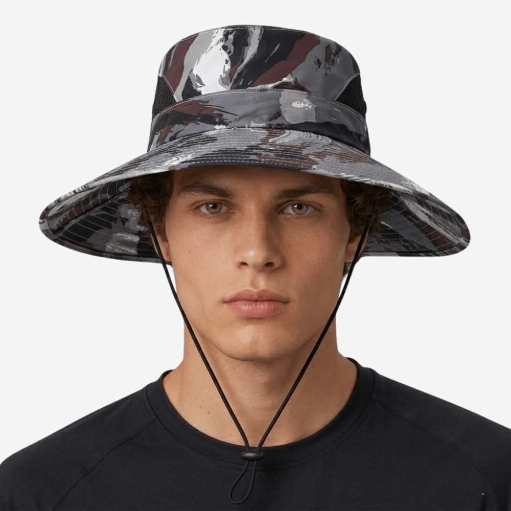 Chapeau de randonnée camouflage léger et respirant - Montevall