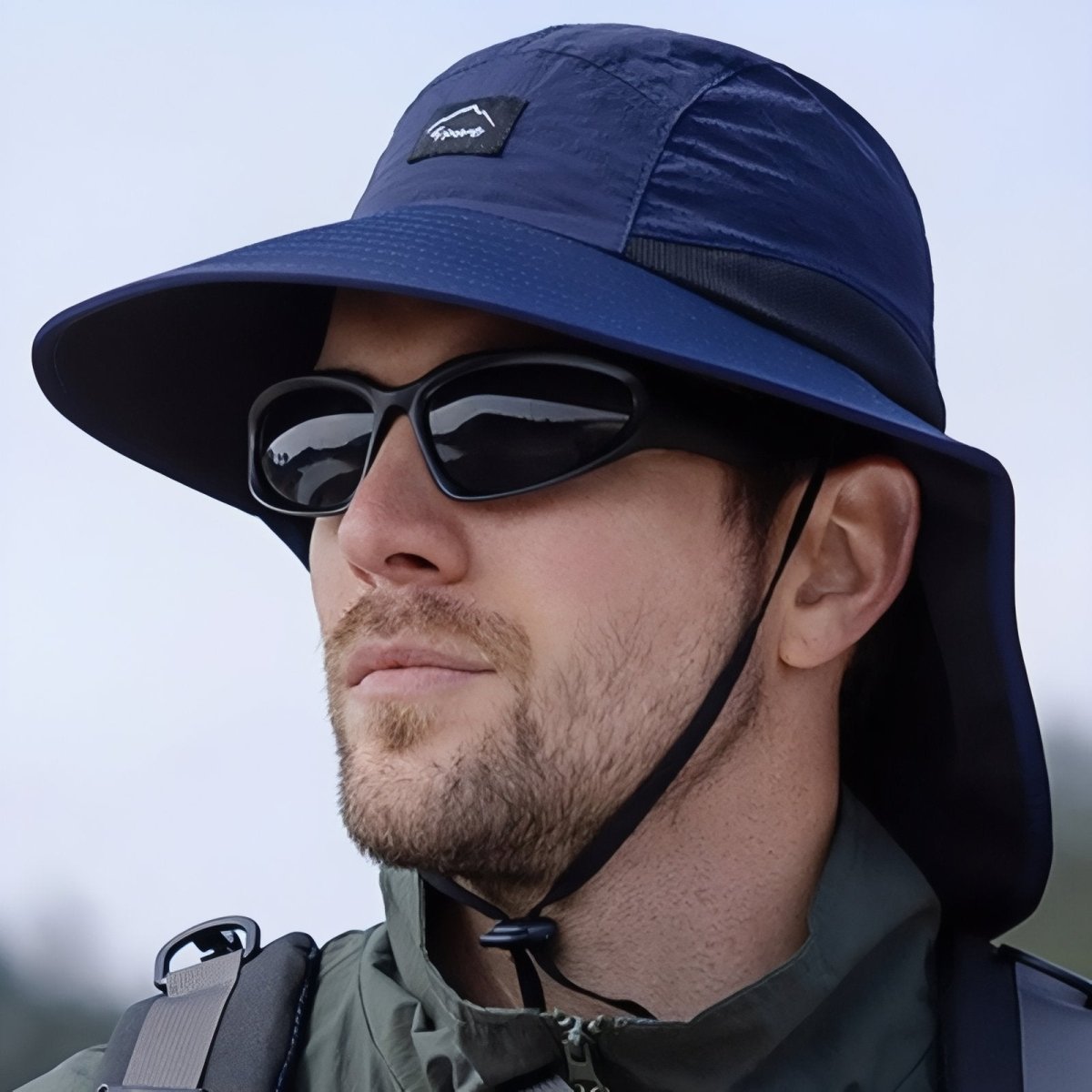 Chapeau de randonnée léger avec protection nuque | Montevall - Montevall