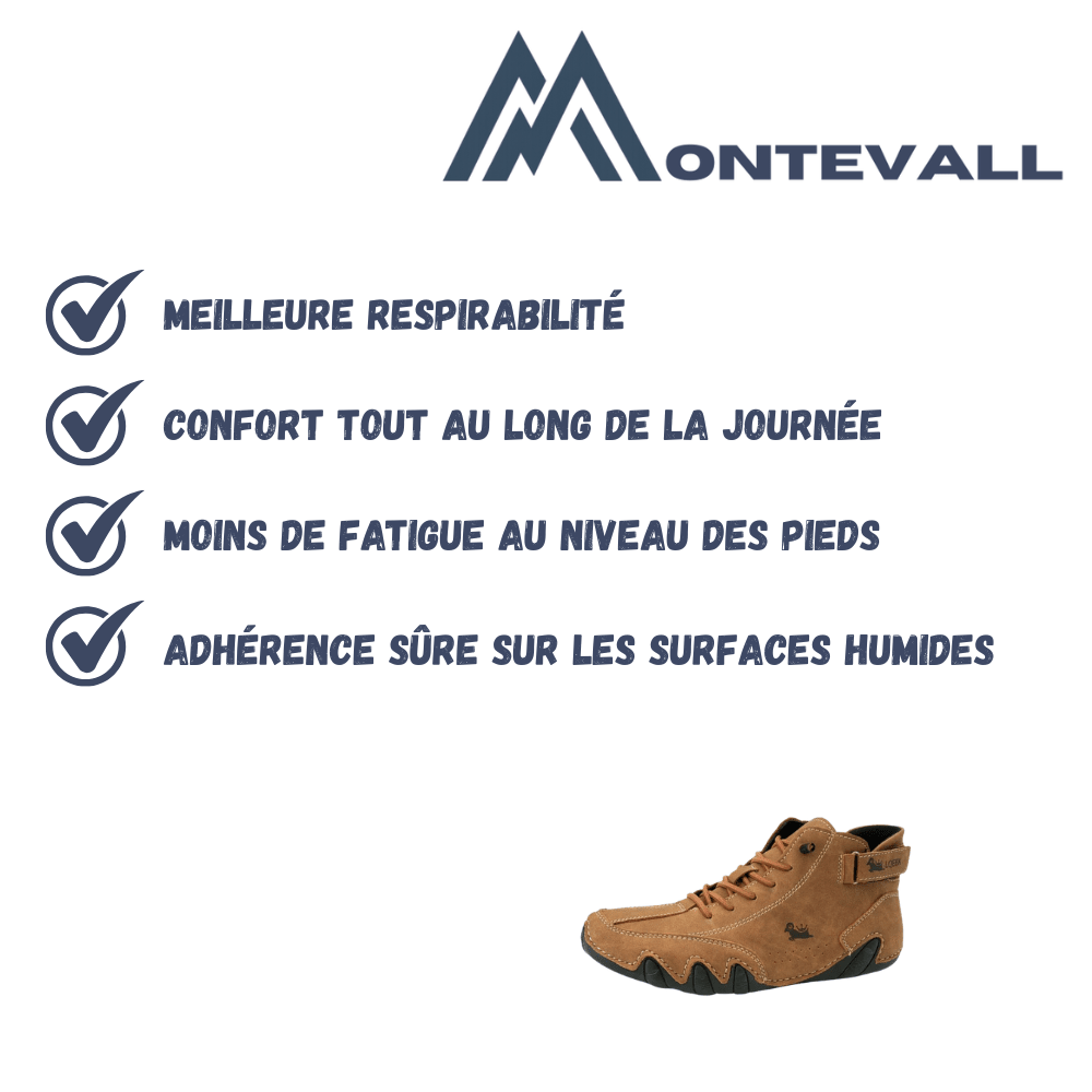 Chaussures de marche légères et antidérapantes - Montevall