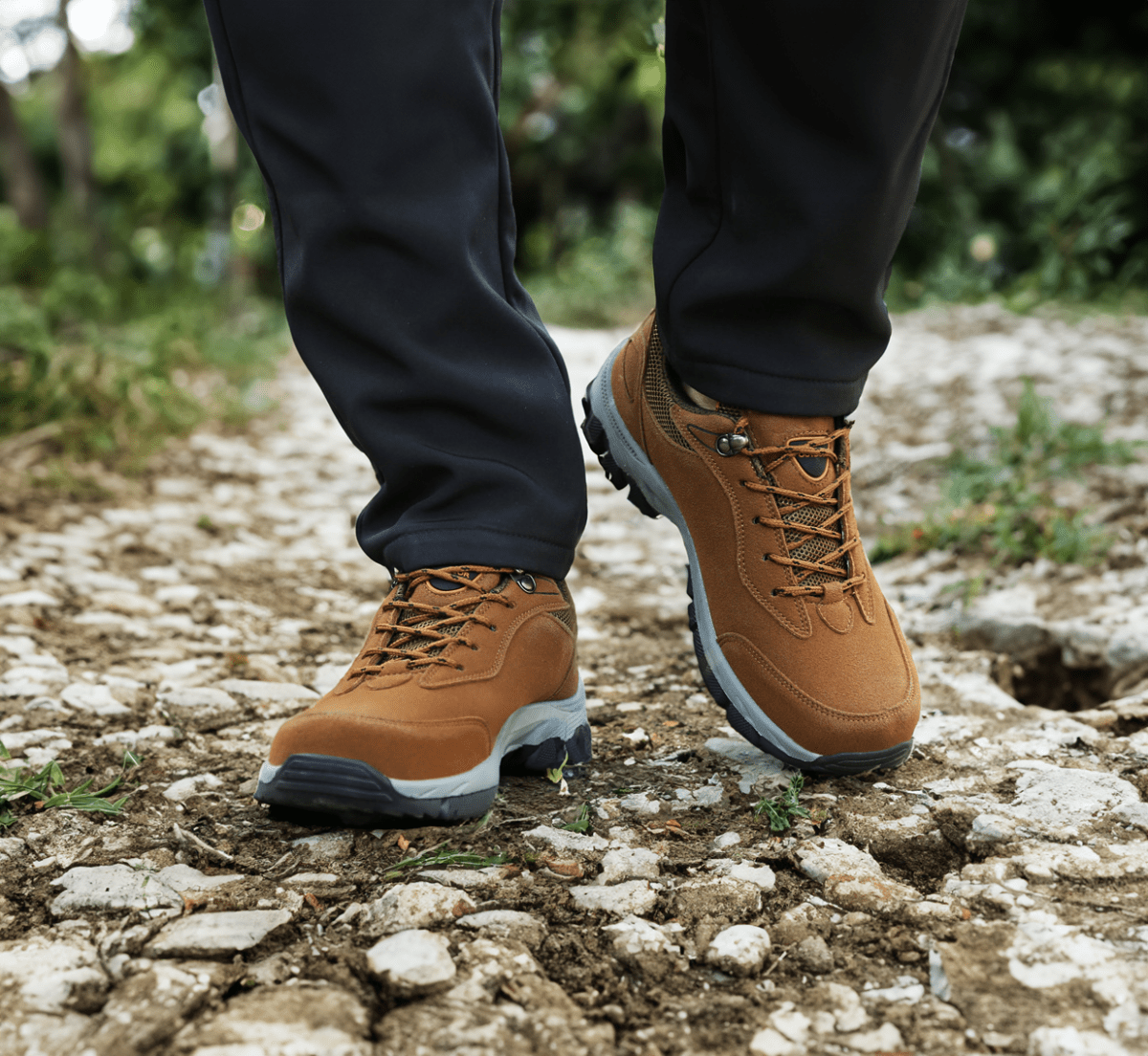 Chaussures de randonnée imperméables en cuir souple homme | Montevall - Montevall