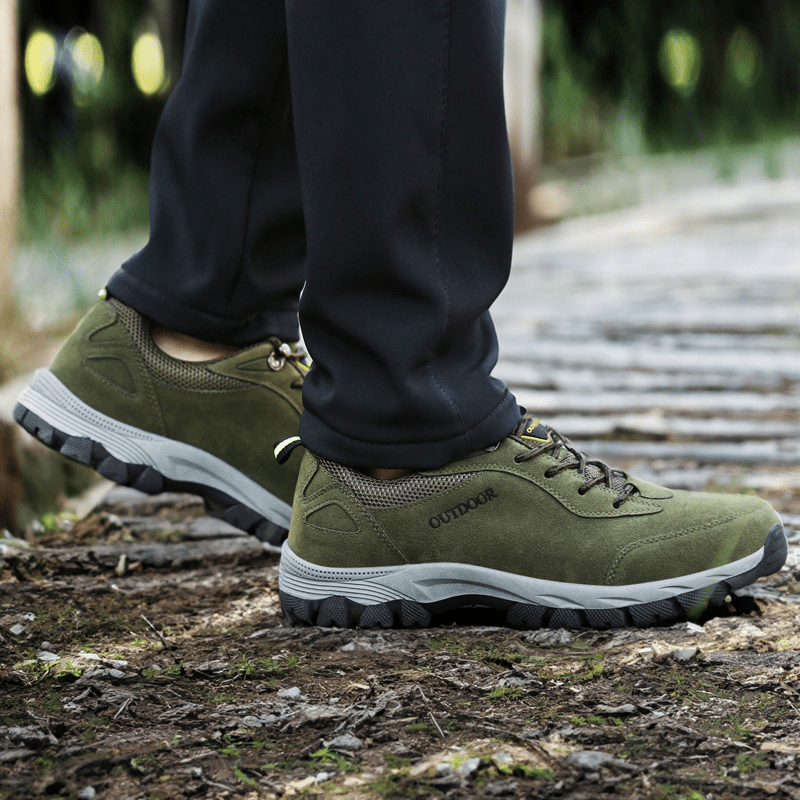 Chaussures de randonnée imperméables en cuir souple homme | Montevall - Montevall