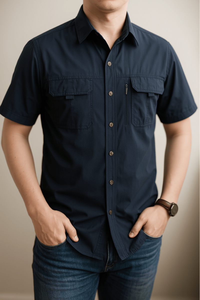 Chemise de randonnée légère à manches courtes pour homme - Montelac