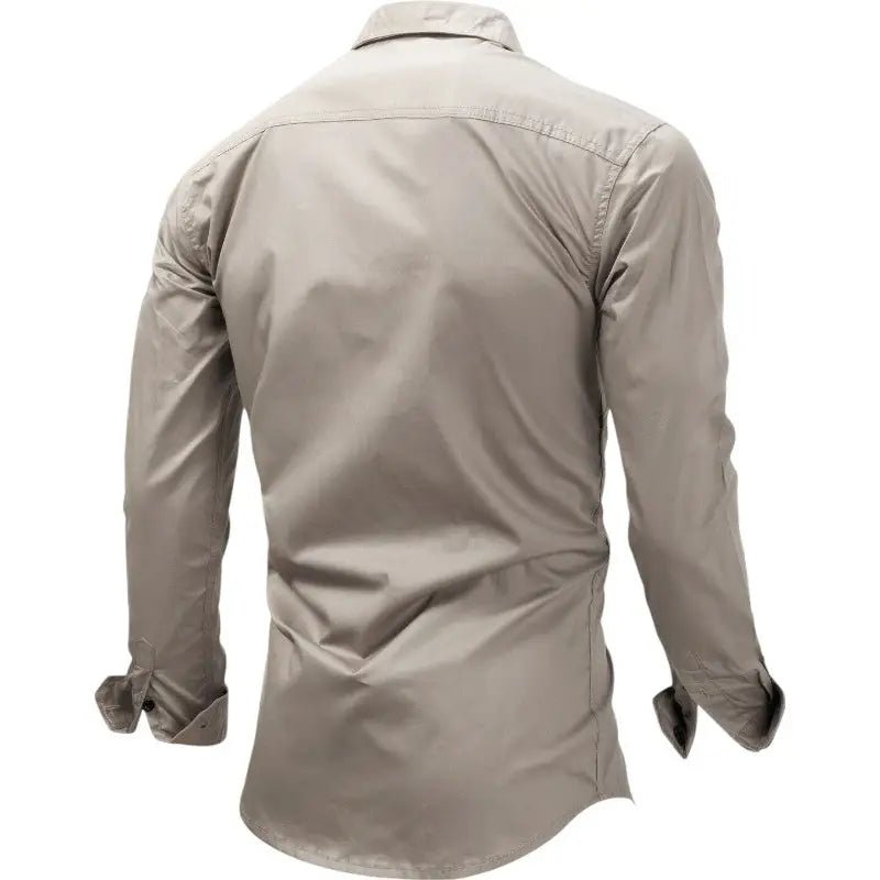 Chemise en coton respirant coupe ajustée | Montelac - Montelac