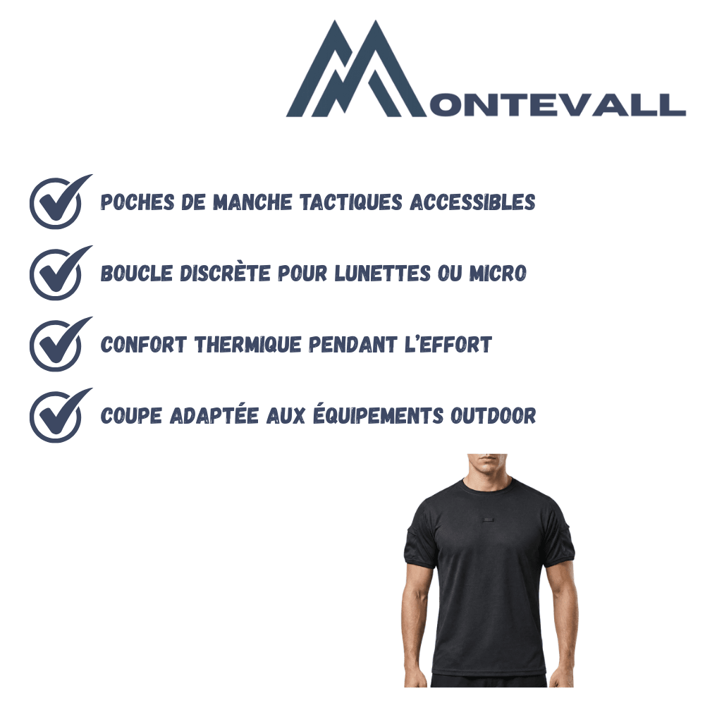 Chemise légère à séchage rapide et respirante pour homme | Montevall - Montevall