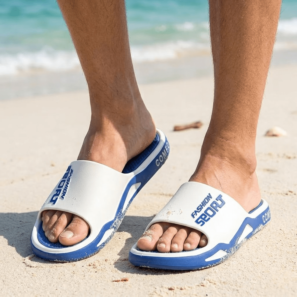 Claquettes antidérapantes légères pour homme | Montevall - Montevall