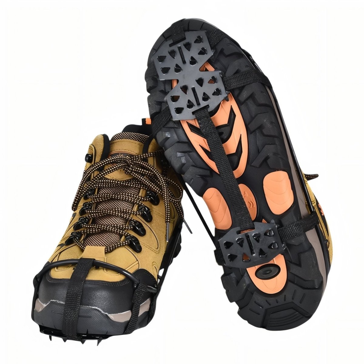 Crampons antidérapants à 24 pointes robustes pour randonnée | Montevall - Montevall