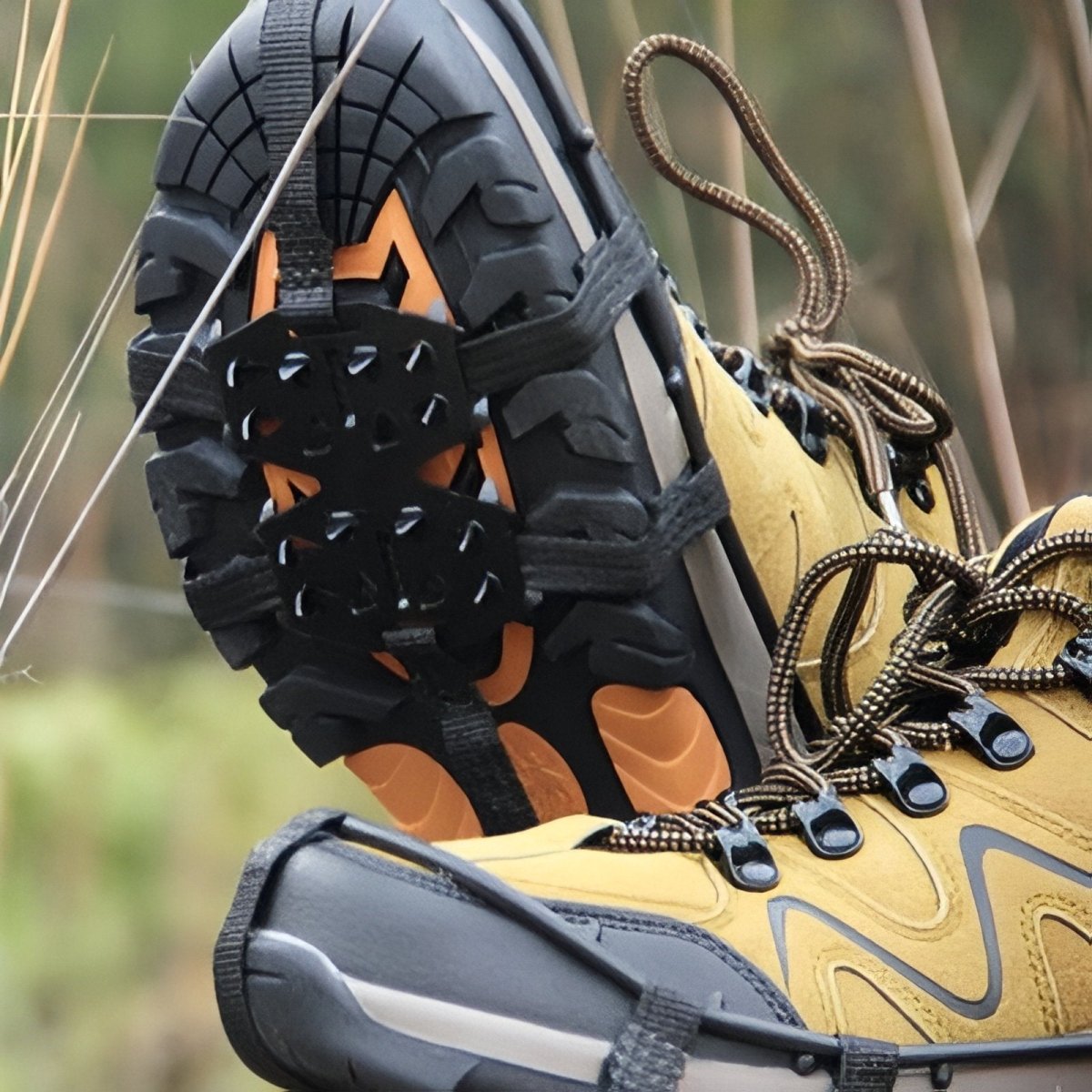 Crampons antidérapants à 24 pointes robustes pour randonnée | Montevall - Montevall