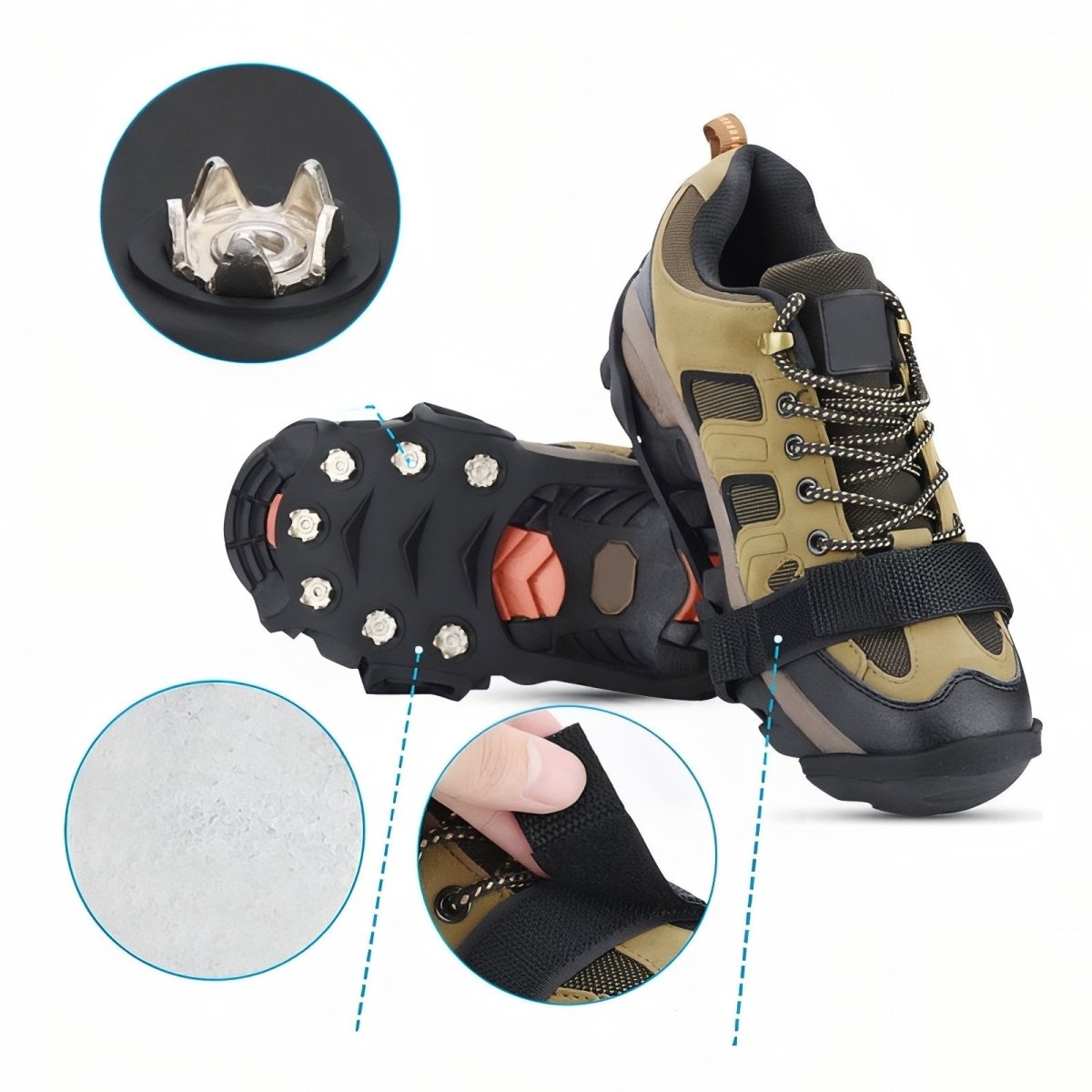 Crampons de randonnée antidérapants 11 pointes | Montevall - Montevall