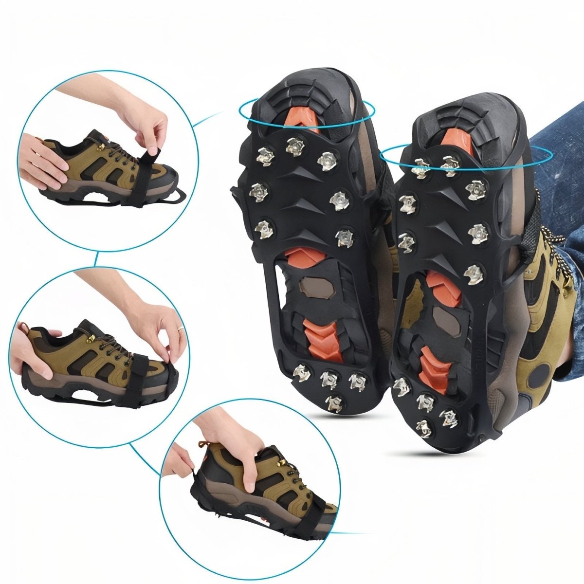 Crampons de randonnée antidérapants 11 pointes | Montevall - Montevall