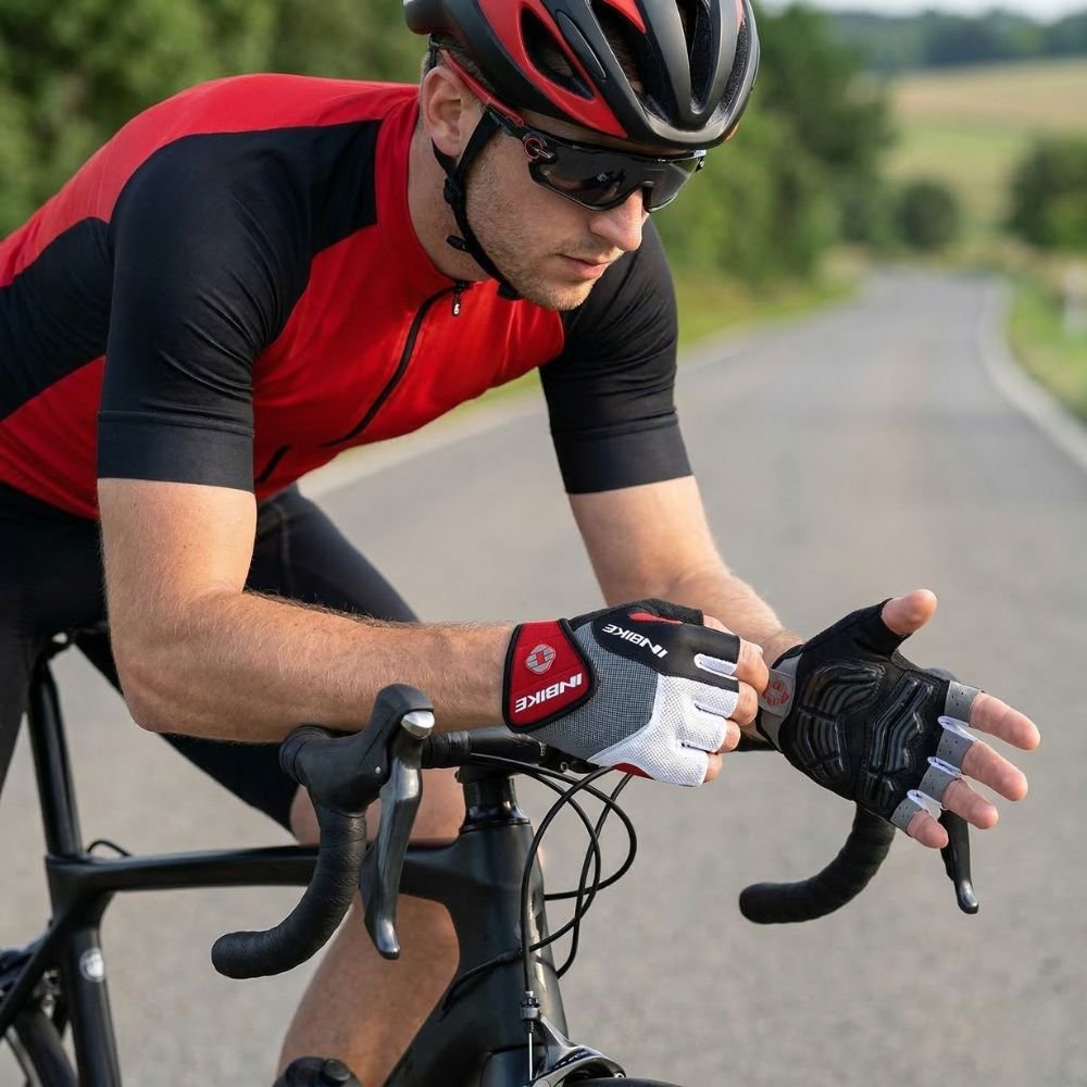 Gants de cyclisme respirants avec rembourrage en gel - Montevall