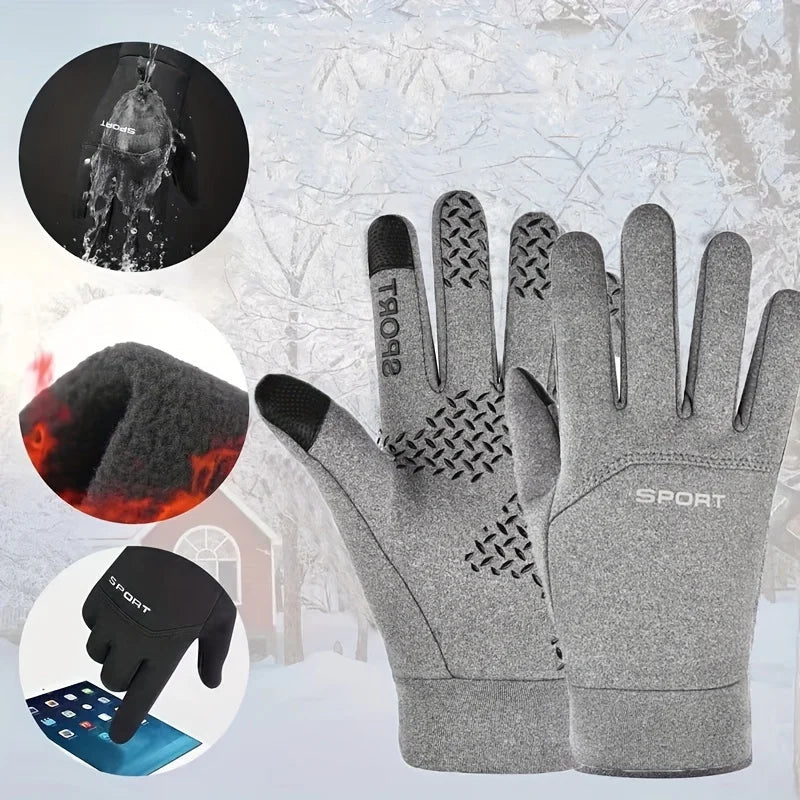 Gants de cyclisme thermiques imperméables avec écran tactile | Montevall - Montevall