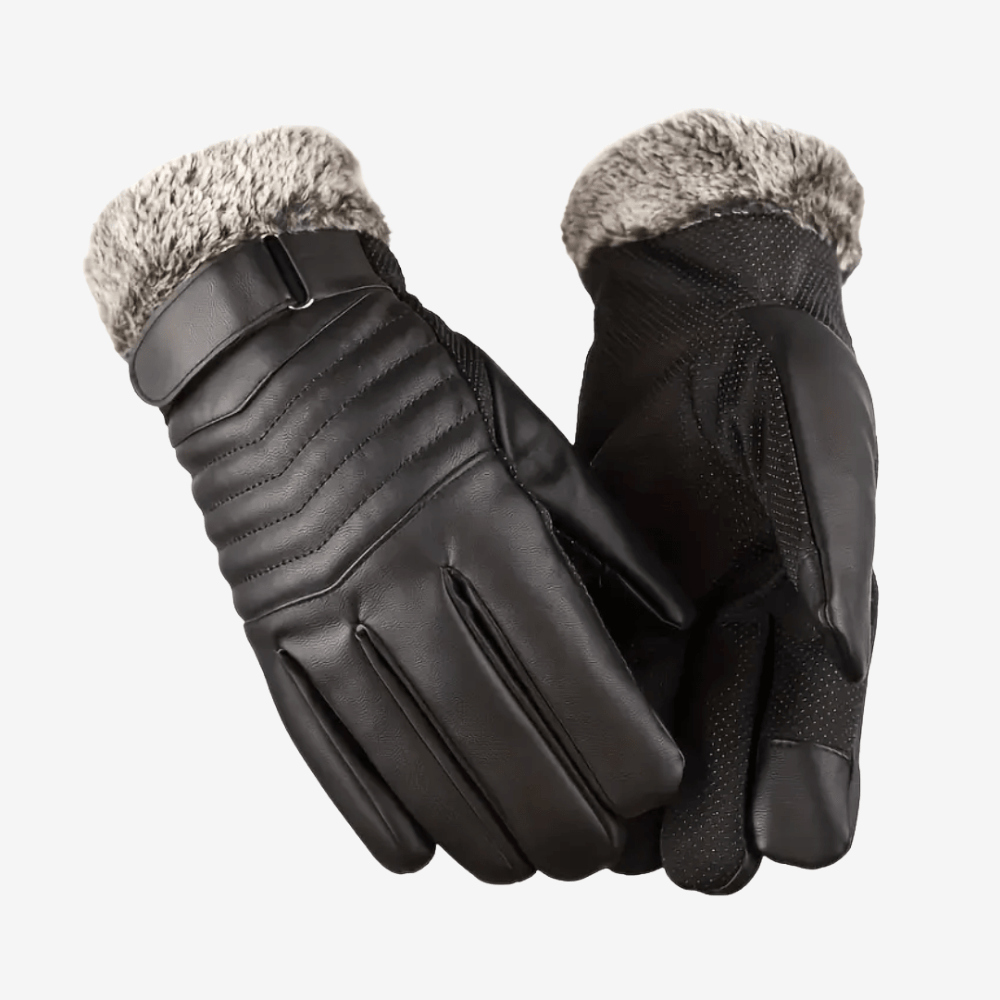 Gants polaires chauds coupe - vent avec écran tactile homme | Montelac - Montelac