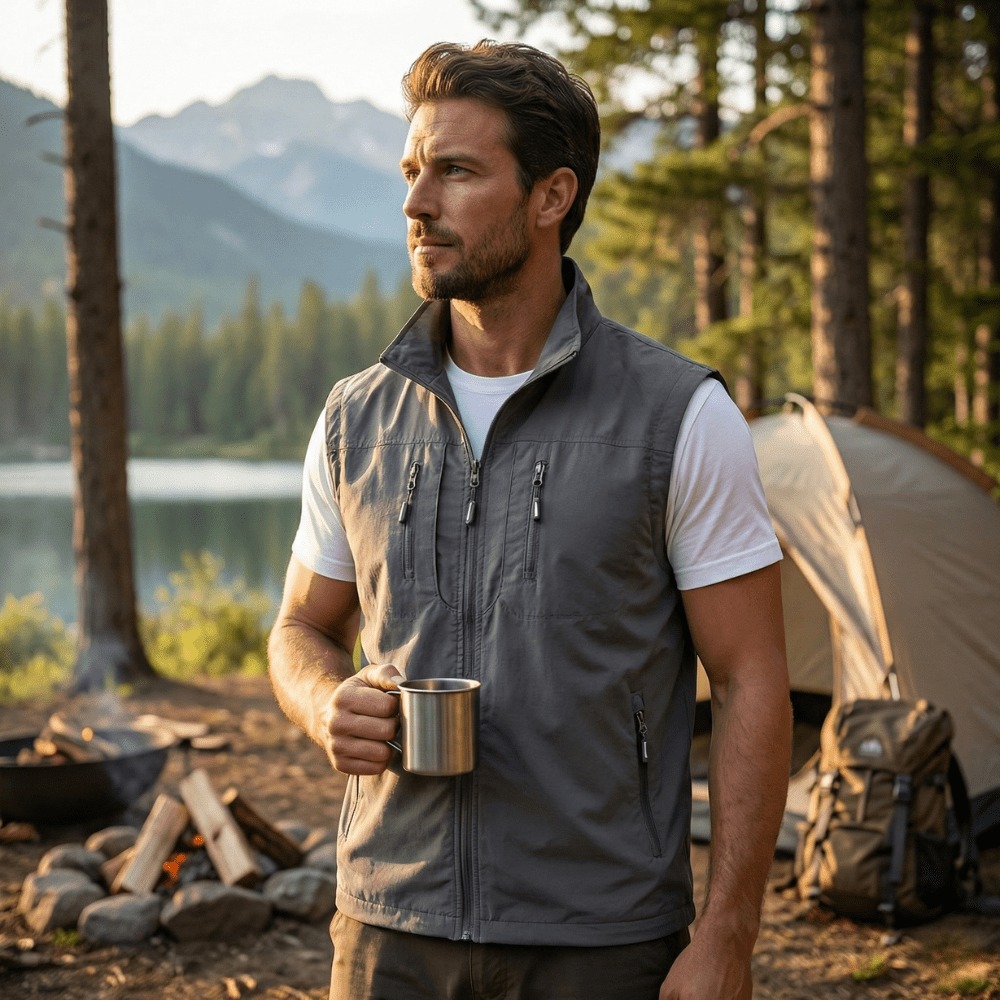 Gilet de randonnée léger en nylon résistant | Montevall - Montevall