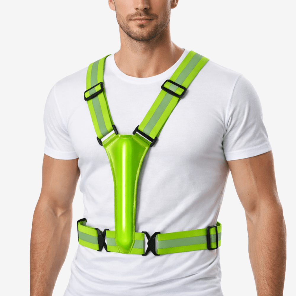 Gilet de sécurité LED réfléchissant léger et réglable | Montevall - Montevall