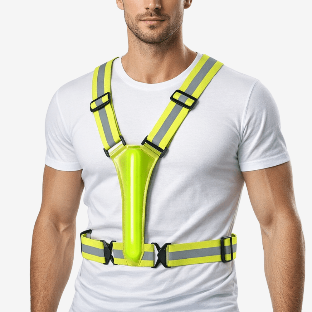 Gilet de sécurité LED réfléchissant léger et réglable | Montevall - Montevall