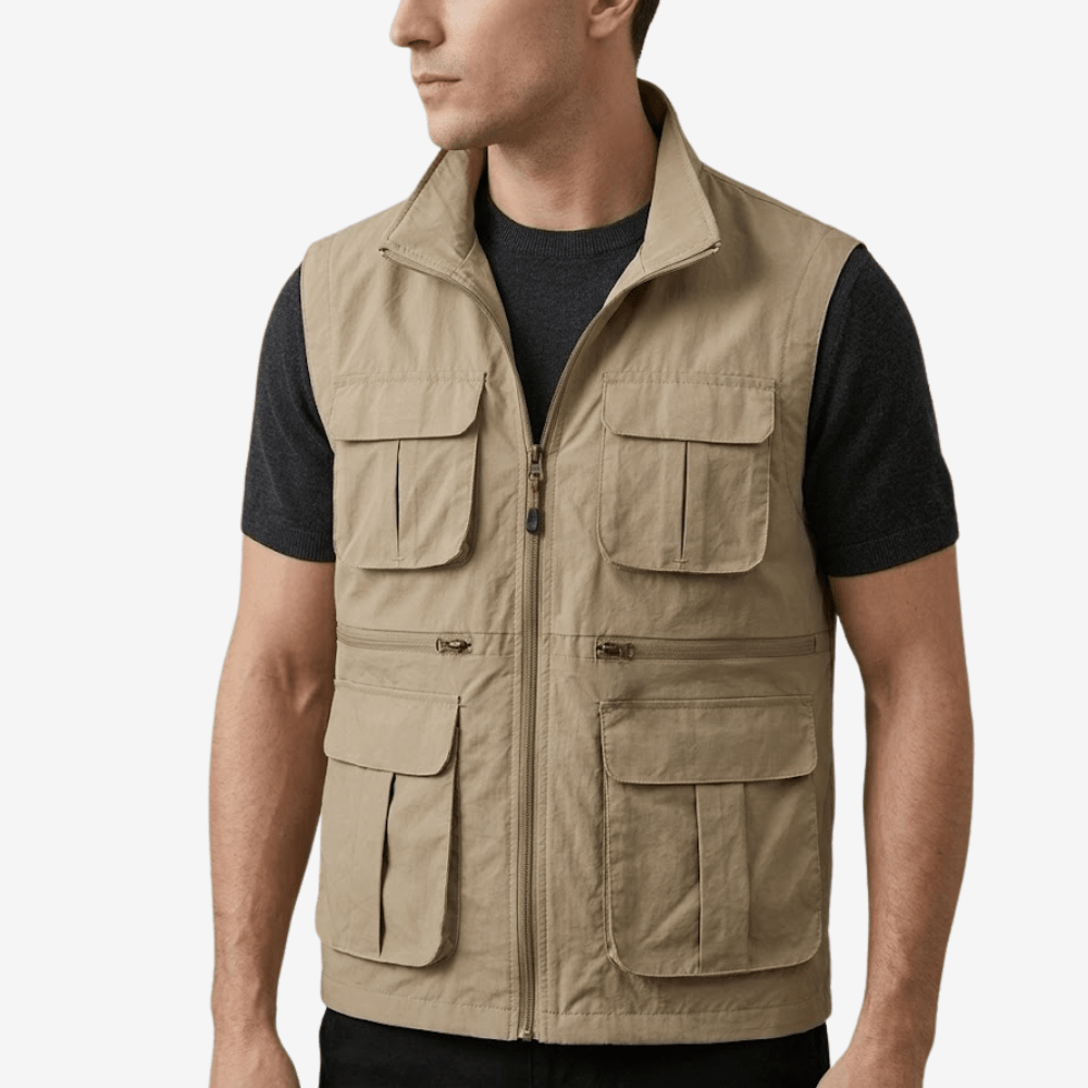 Gilet de voyage léger à séchage rapide et poches multiples | Montevall - Montevall