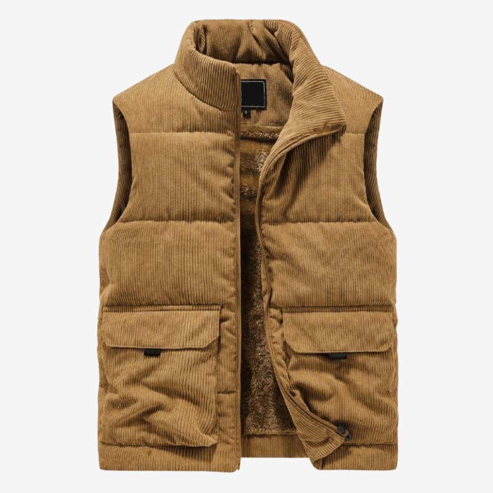 Gilet matelassé chaud en polyester pour homme | Montelac - Montelac
