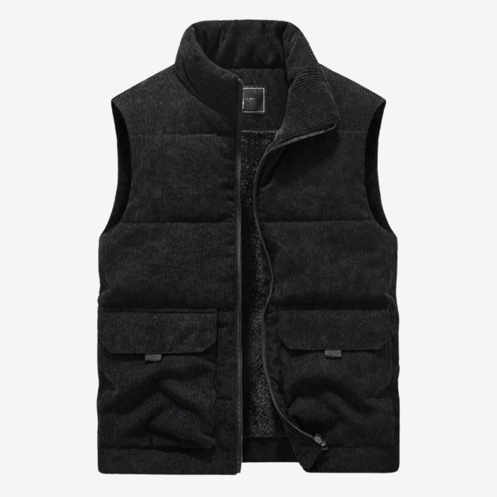 Gilet matelassé chaud en polyester pour homme | Montelac - Montelac