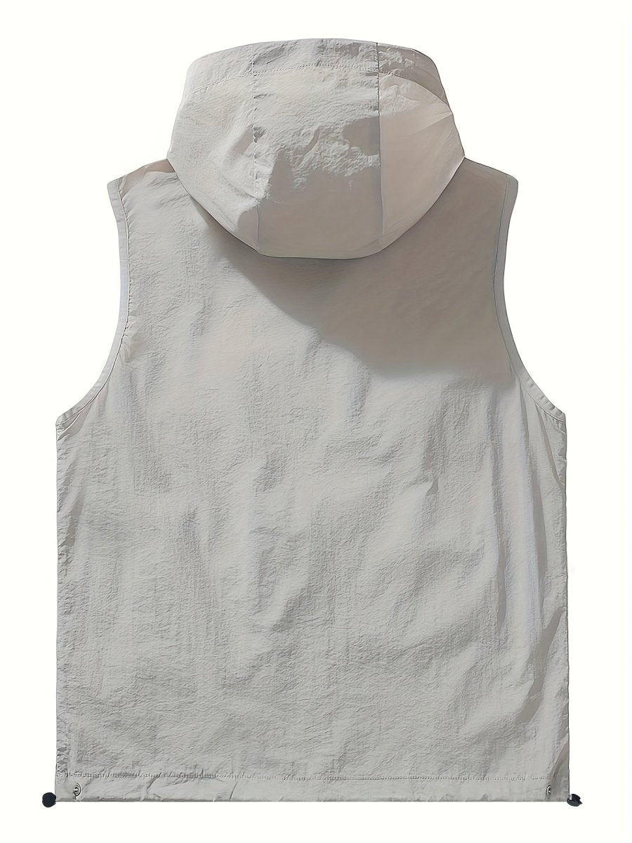 Gilet sans manches léger à capuche et poches | Montelac - Montelac