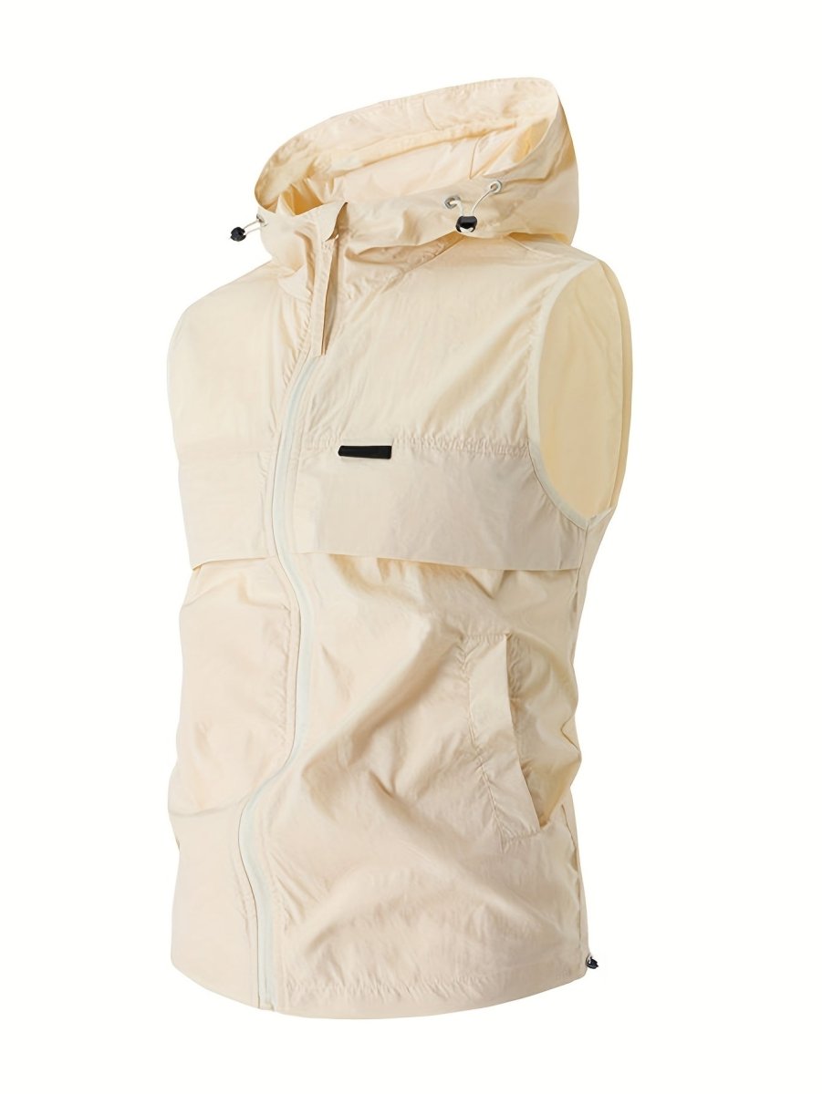 Gilet sans manches léger à capuche et poches | Montelac - Montelac