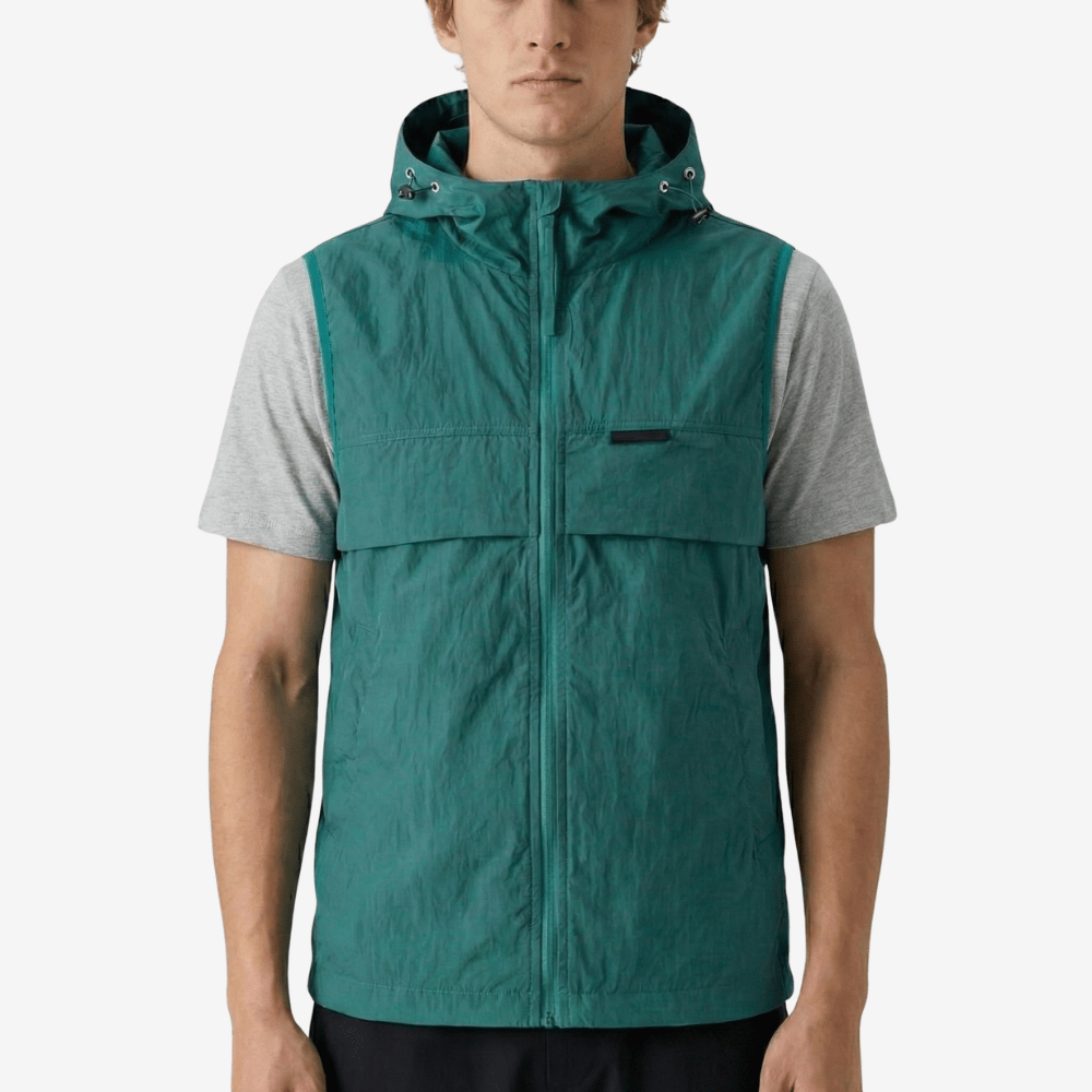 Gilet sans manches léger à capuche et poches | Montevall - Montevall