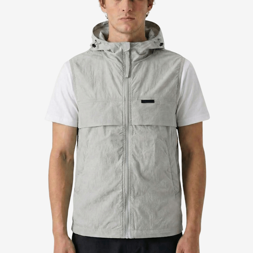 Gilet sans manches léger à capuche et poches | Montevall - Montevall