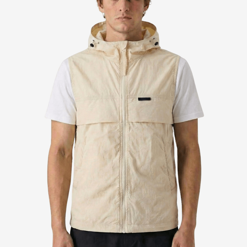 Gilet sans manches léger à capuche et poches | Montevall - Montevall