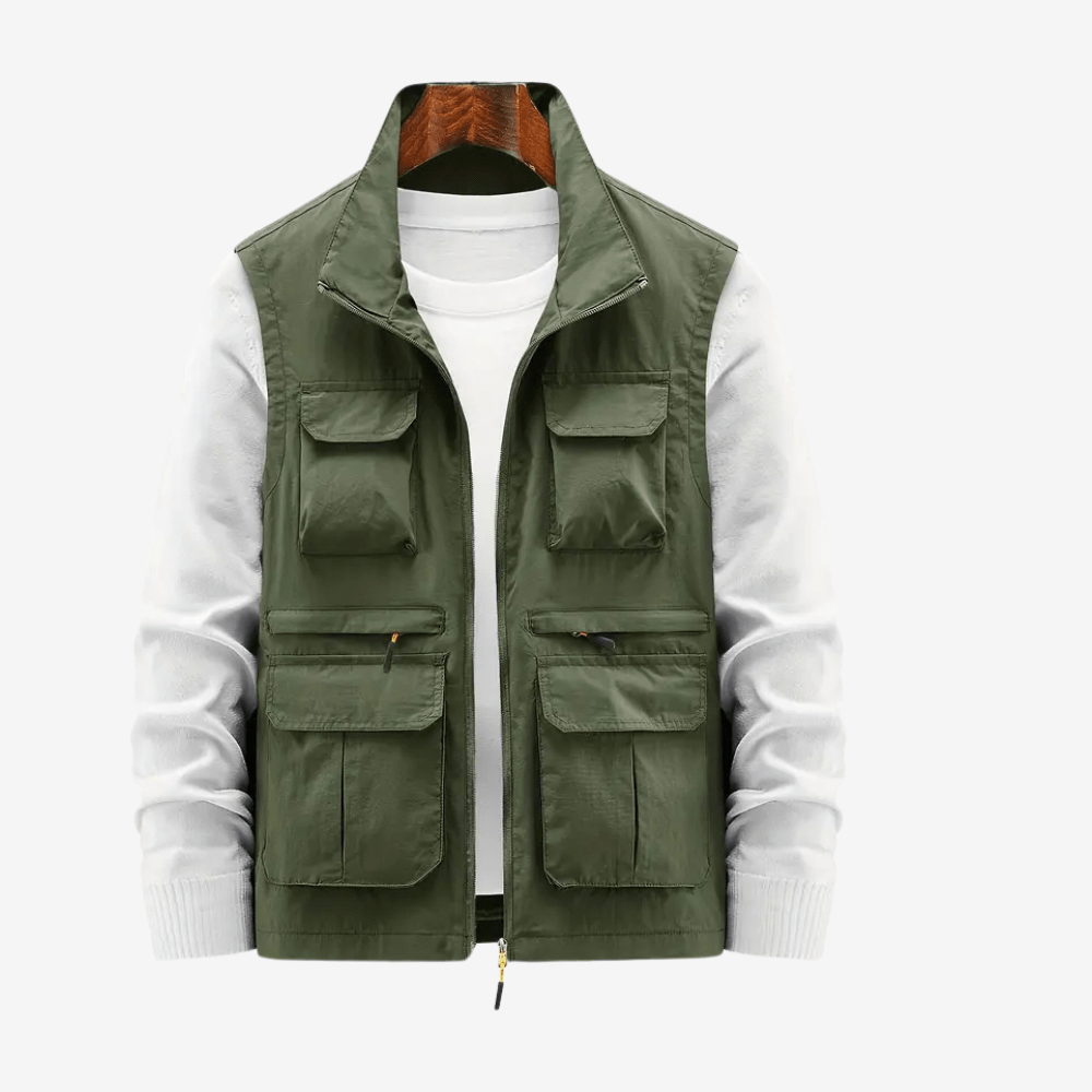 Gilet utilitaire léger à poches multiples pour homme | Montelac - Montelac