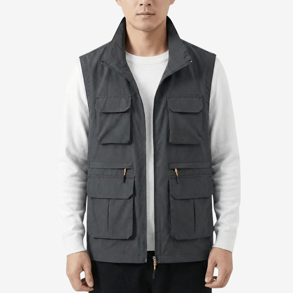 Gilet utilitaire léger à poches multiples pour homme | Montevall - Montevall