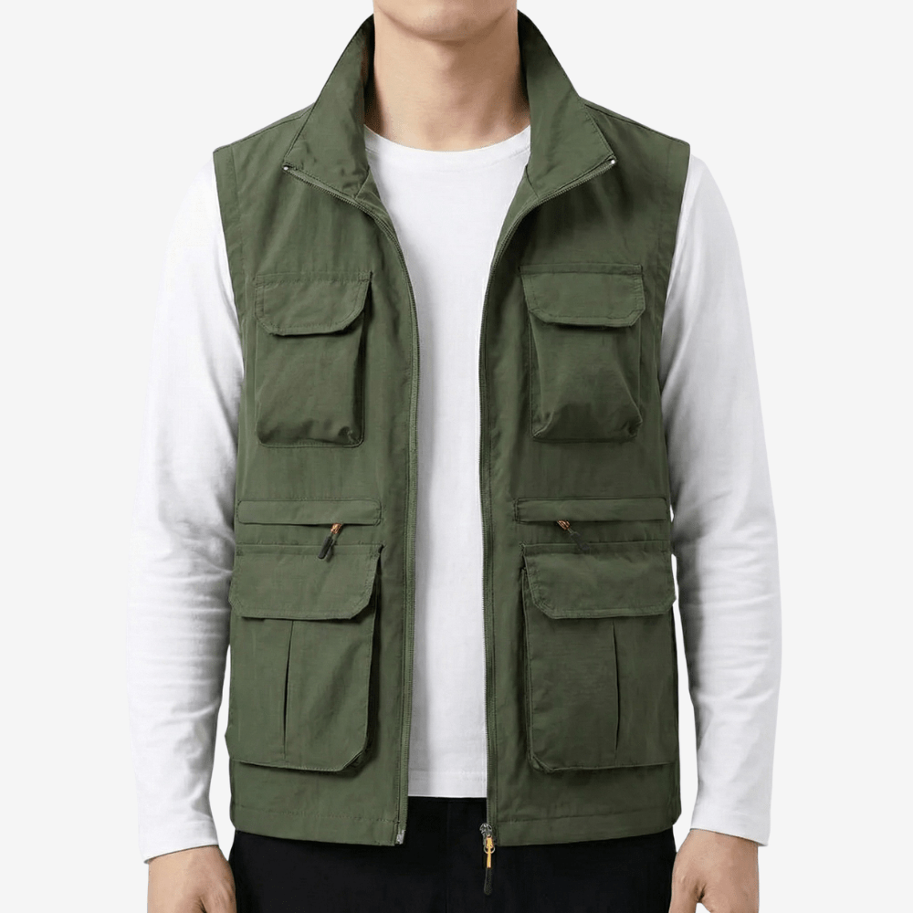 Gilet utilitaire léger à poches multiples pour homme | Montevall - Montevall