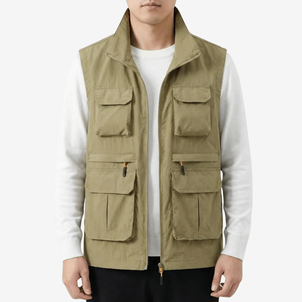 Gilet utilitaire léger à poches multiples pour homme | Montevall - Montevall